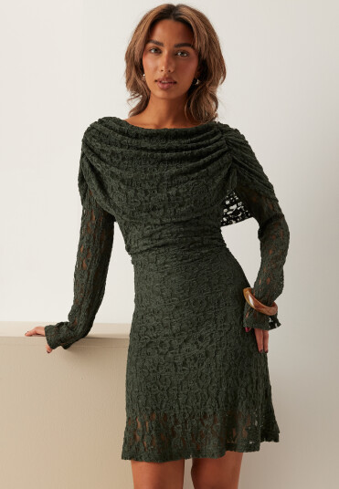 Bubbleroom Drapy Lace Dress Bubbleroom Drapy Lace Dress
