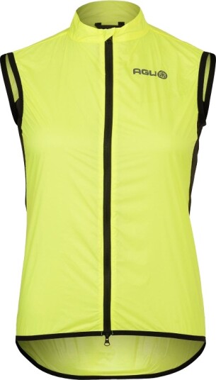 AGU Essential wind sykkelvest Hi Vis neon gul dame