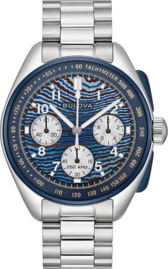 Bulova Herreklokke 98A329 Lunar Pilot Blå/Stål Ø43.5 mm Bulova Herreklokke 98A329 Lunar Pilot Blå/Stål Ø43.5 mm