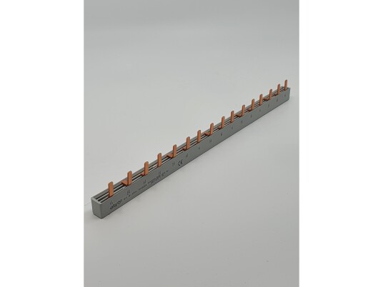 Elkutec Samleskinne stift S3/10 L1 L2 L3 10mm2 16 Mod