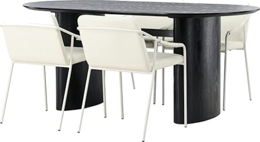 Venture Home Spisegruppe Venture Home Isolde med 4 stk Tvist Stoler GR23614