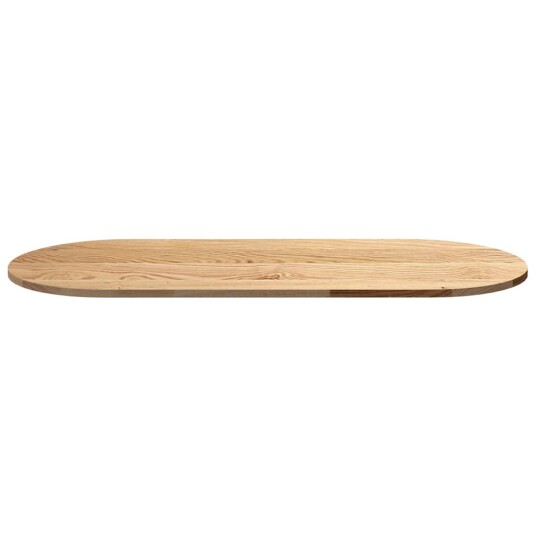 Bordplate 140x60x2 cm oval heltre eik Bordplate 140x60x2 cm oval heltre eik