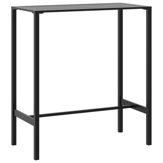  Barbord svart 100x50x110 cm pulverlakkert stål 4009268