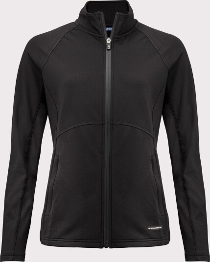 Cutter & Buck Adapt Full Zip Jacket Svart Golfgenser dame Svart (99) XX Large