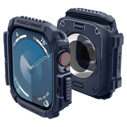 Spigen Rugged Armor navy blue Apple Watch 10 46mm