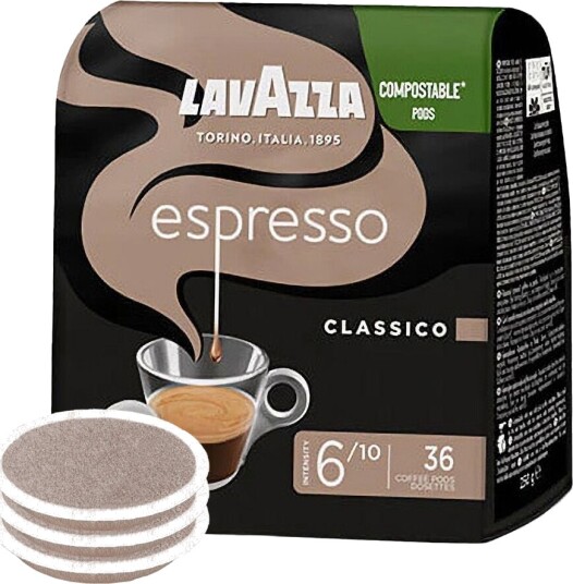 Senseo Lavazza Espresso Classico (medium kopp) til Senseo. 36 puter Senseo Lavazza Espresso Classico (medium kopp) til Senseo. 36 puter