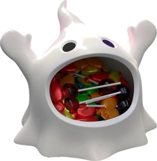 Halloween Glutton Ghost Godteriskål