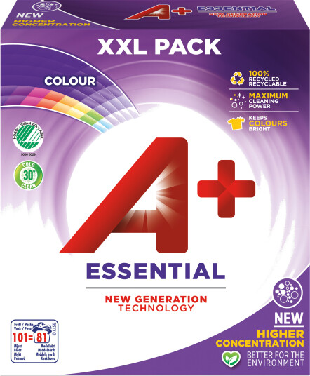 A+ Essential Color vaskepulver 51578 A+ Essential Color vaskepulver 51578