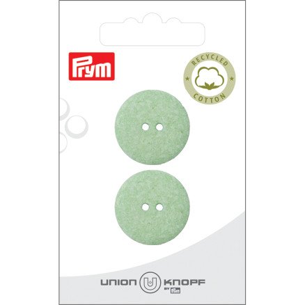 Prym stoffknapp grønn 23 mm 2 stk