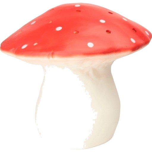 Heico Svamp barnelampe rød Ø29x30 cm