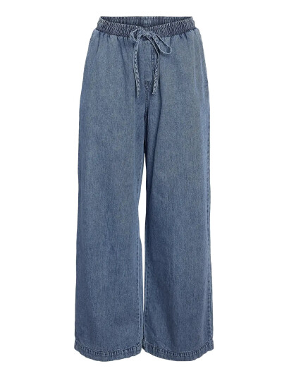NOISY MAY Nmenza Mw Wide Pants Mg004Mb Noos   Blue   XS