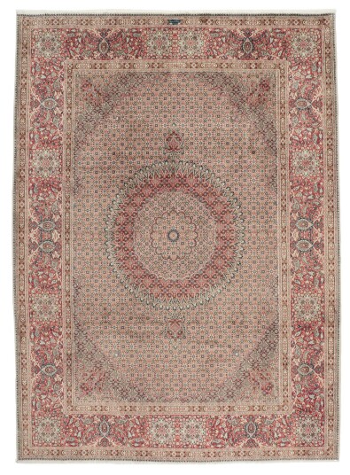 Håndknyttet. Opphav: Persia / Iran Moud Teppe 250x350