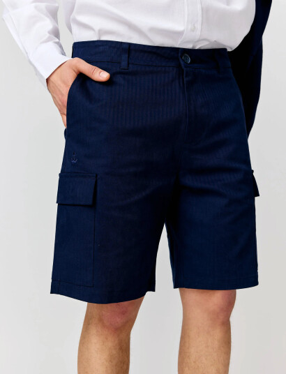 Makia Arrow Shorts - Navy - 32