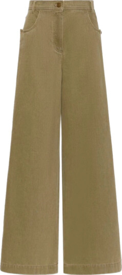 Max Mara Dame Bukser Grønn L,