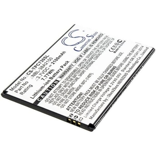 TP-Link Neffos C7 Lite batteri (2100 mAh 3.7 V, Sort)