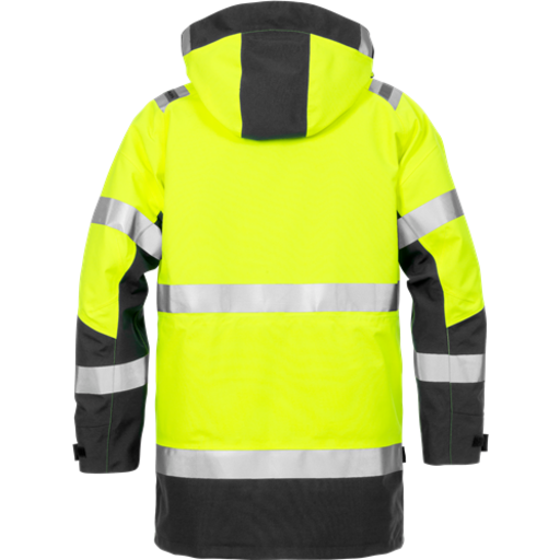 Fristads Vinterparkas Gore-Tex 4989 Gxb, Klass 3 Varsel Gul/svart M
