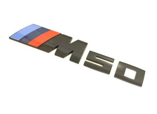 BMW Originaldeler M50 emblem svart 51145A63543