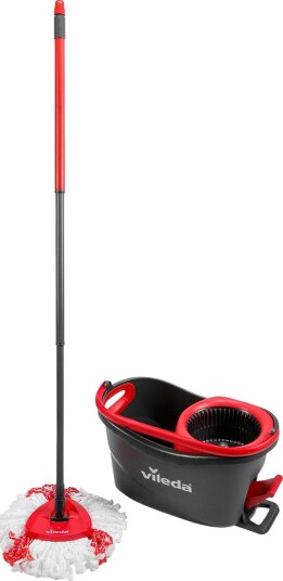 Vileda Turbo Easy Wring & Clean 3-i-1 Gulvmoppesett