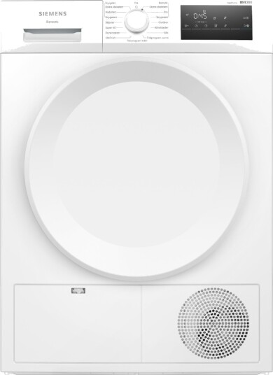 Siemens iQ300 Kondenstørketrommel med Frontlading Hvit 59.8 cm Siemens iQ300 Kondenstørketrommel med Frontlading Hvit 59.8 cm