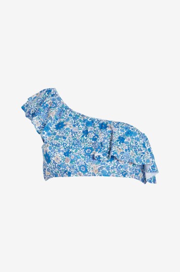 Evoked Vila Bh topp viMelena Bikini Top Curve Blå