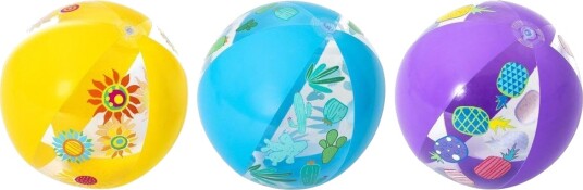 Bestway badeball 51 cm / oppblåsbar badeball for basseng og strand / fargerik badeball
