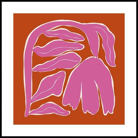 Big Blooming VIII Plakat Plakat / 70x70cm