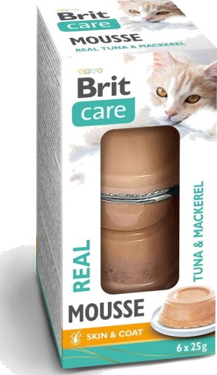 Brit Care Cat Mousse Tuna & Mackerel 6x25 g