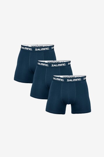 Salming Boksershorts Cotton 3 pakning Blå
