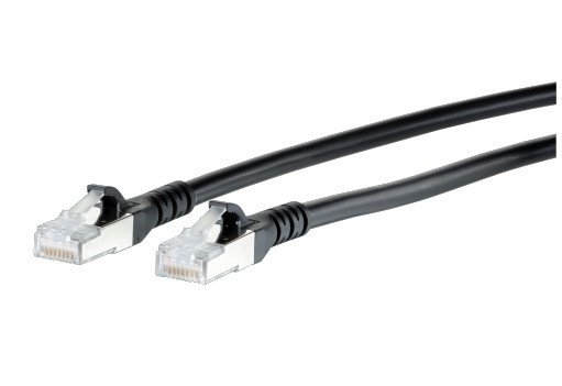 Metz Connect Patchkabel Cat.6A Awg26 80M Svart - Nettverk - Cat 6A (130845H000-E)