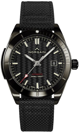 Norqain Herreklokke NB1000B01A/B102/10BC.20B Adventure Sort/Lær Ø42 Norqain Herreklokke NB1000B01A/B102/10BC.20B Adventure Sort/Lær Ø42