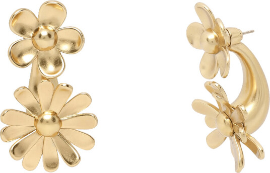 Marc Jacobs Daisy Wild Statement Earrings - Gold - ONE SIZE