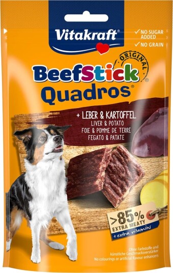 Vitakraft Stick Quadros Lever Og Potet Beef 7 X 70 G