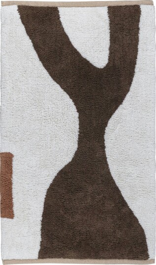 Mette Ditmer Figura teppe Brown 50x80 cm