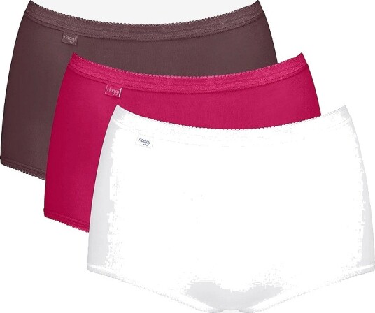 Sloggi Maxitruser Basic+ 3 pakning Rød Sloggi Maxitruser Basic+ 3 pakning Rød