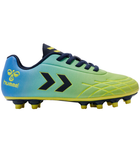 Hummel Fotballsko Topp Star F. G. LC Jr Limeade 33 Fotballsko Blå Grønn Gul Hummel Fotballsko Topp Star F. G. LC Jr Limeade 33 Fotballsko Blå Grønn Gul