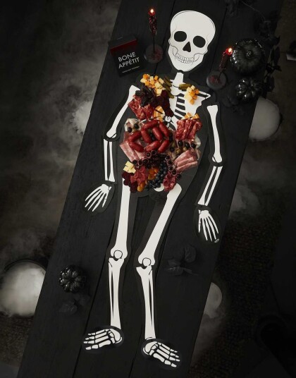 Stort Bevegelig Skjelett "fat" 150 cm Fright Night