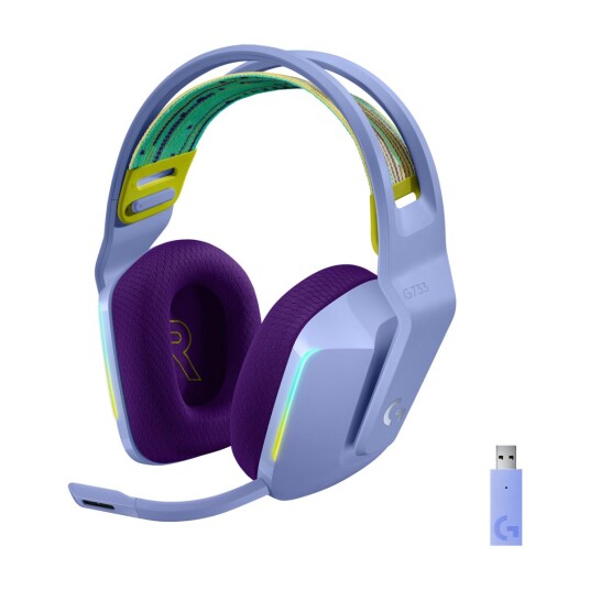 Logitech G733 LIGHTSPEED-hodesett - LILAC - 2,4GHZ
