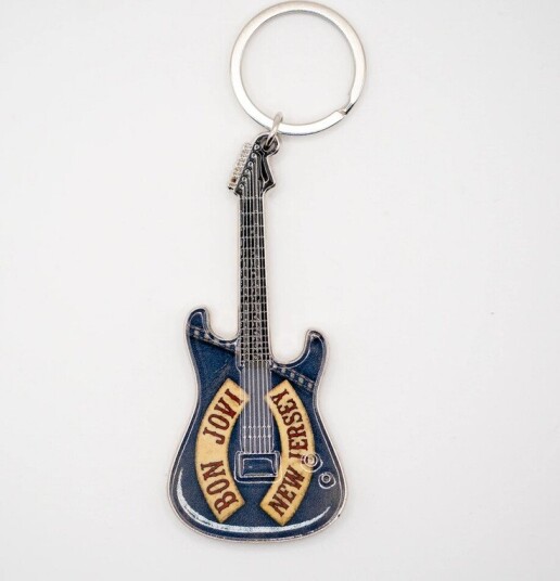 The Mini Axe Bon Jovi Denim Keychain 85875674