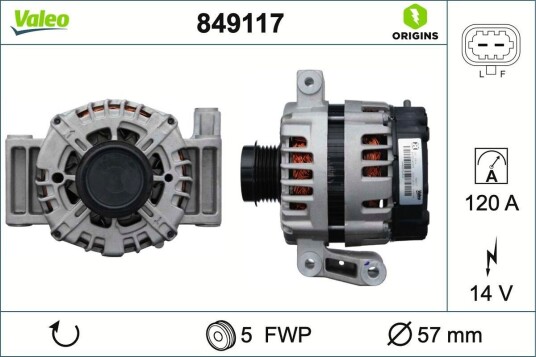 VALEO 849117 Dynamo VALEO 849117 Dynamo