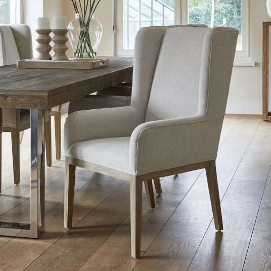Riviera Maison Ascot Spisestol Glossy flax
