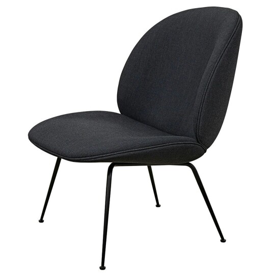 Gubi Beetle Lounge Stol Sort