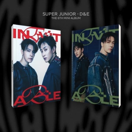 Super Junior D&E, Super Junior Inevitable Random Cover incl. Photobook, 2 Postcards, 2 Stickers, Photocard, MiniPoster + Polaroid CD Super Junior D&E, Super Junior Inevitable Random Cover incl. Photobook, 2 Postcards, 2 Stickers, Photocard, MiniPoster + Polaroid CD
