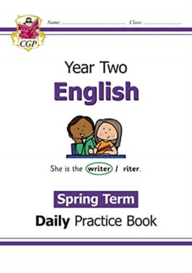 Ks1 English Year 2 Daily Practice Book: Spring Term Av Cgp Books