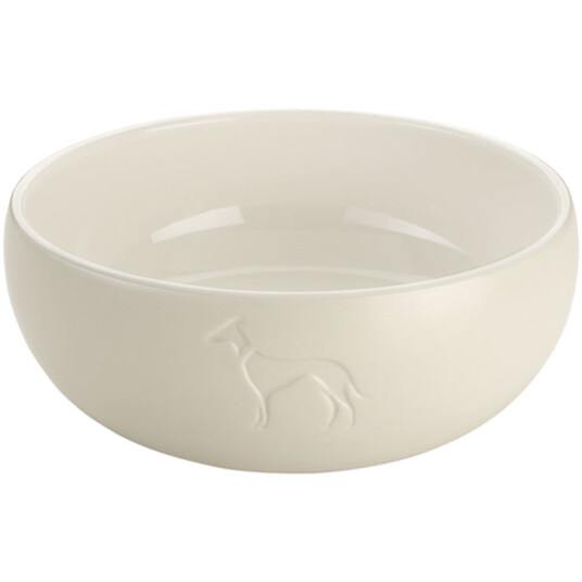 Dog & Cat Feeding Bowl Lund Ceramic White 1900 ml