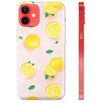 iPhone 12 mini TPU-deksel Sitronmønster