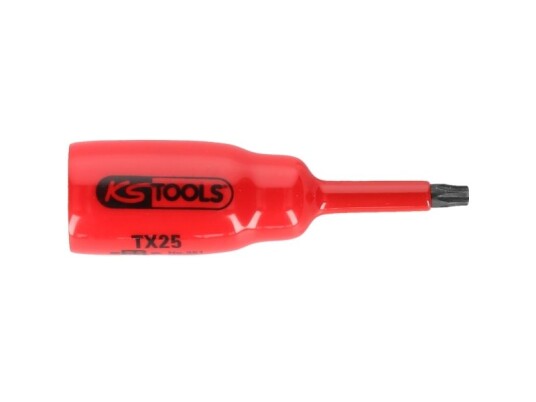 Ks Tools 117.2454, Stikkontakt, 3/8", 1 Hoder, Kromvanadiumstål, Din 3120, Iso 1174, Iec 60900, 40 G