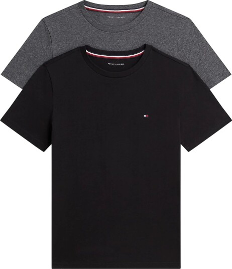 Tommy Hilfiger 2 Pk Ss Tee Grey 164 170 Tommy Hilfiger 2 Pk Ss Tee Grey 164 170
