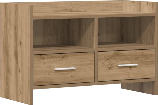 TV skap 71,5 x 33 x 47 cm Artisan eik Konstruert tre TV skap 71,5 x 33 x 47 cm Artisan eik Konstruert tre
