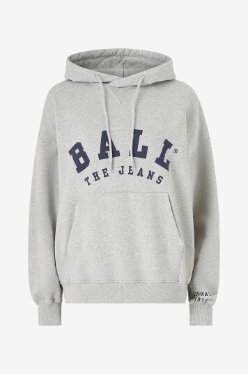 BALL Hettegenser baMaldini Hoodie Grå BALL Hettegenser baMaldini Hoodie Grå