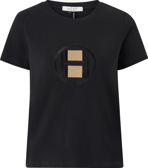 Hést - T-skjorte Logo T-shirt - Svart